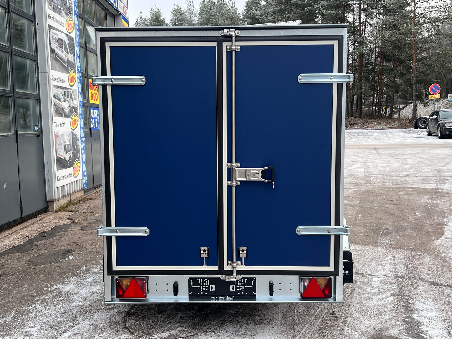 Koppikärry 248x150x150 750kg pariovet