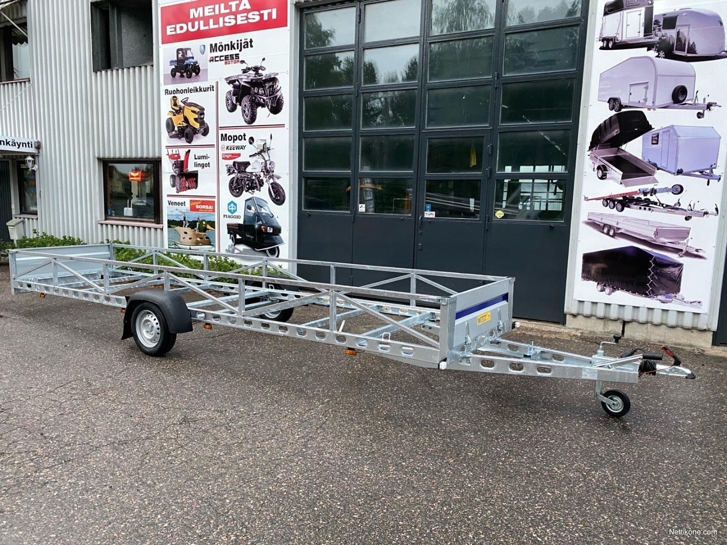 Wiola Kevyt traileri 6x1,3 750kg