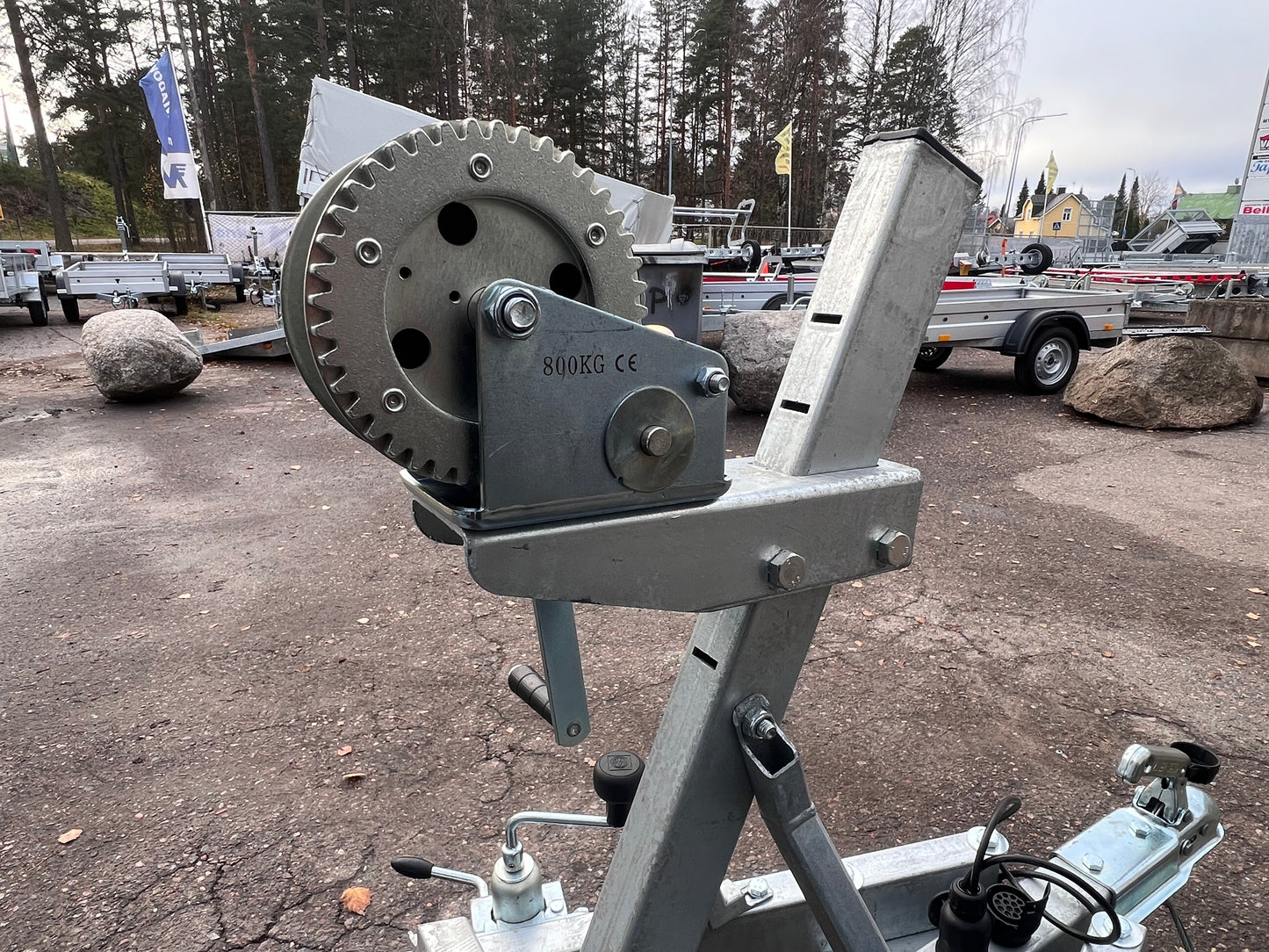 Brentex 3,5x1,5 750kg (Jaxal 100cm Kuomu ja lisälaita 70cm