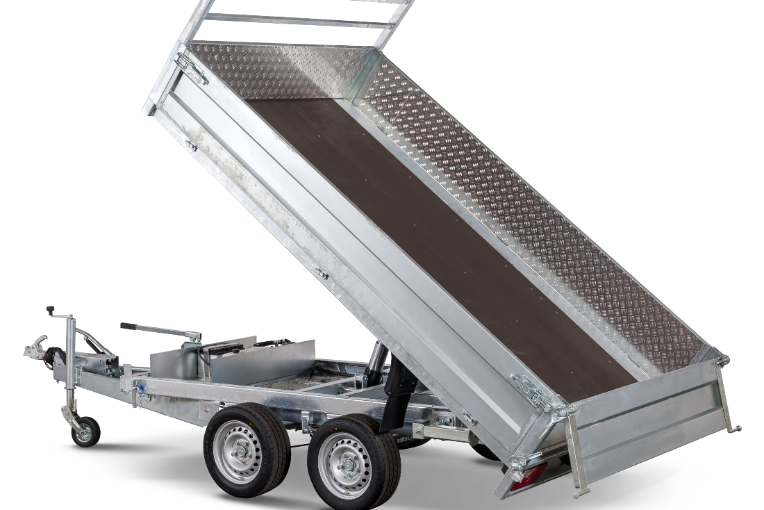 Kippaava traileri ajoneuvon kuljetukseen