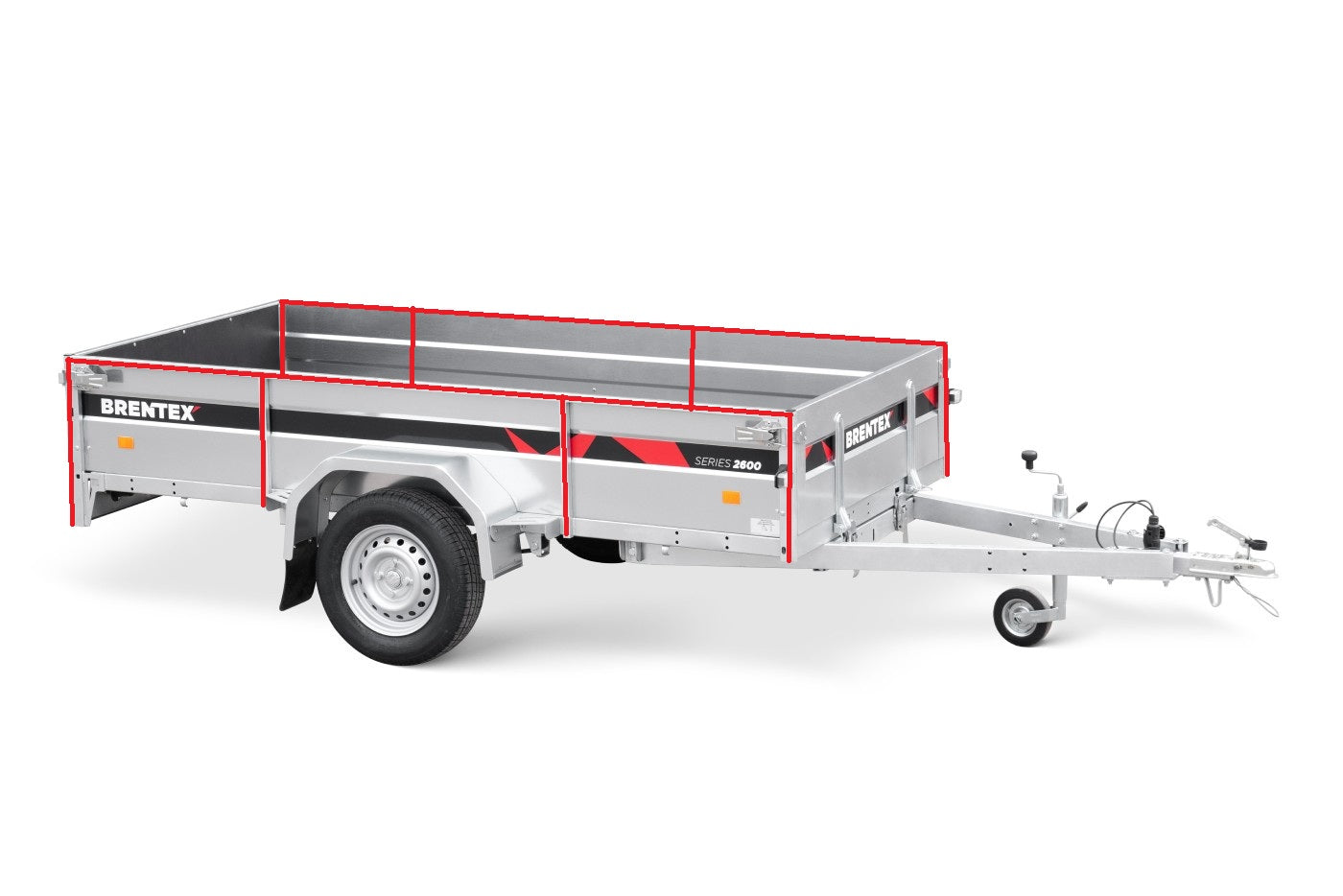 Brentex 2,6x1,2 750kg Jarruton