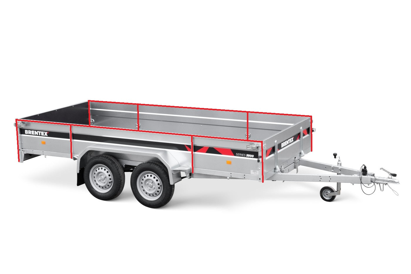 Brentex 3,5x1,5 750kg 2-Akselia