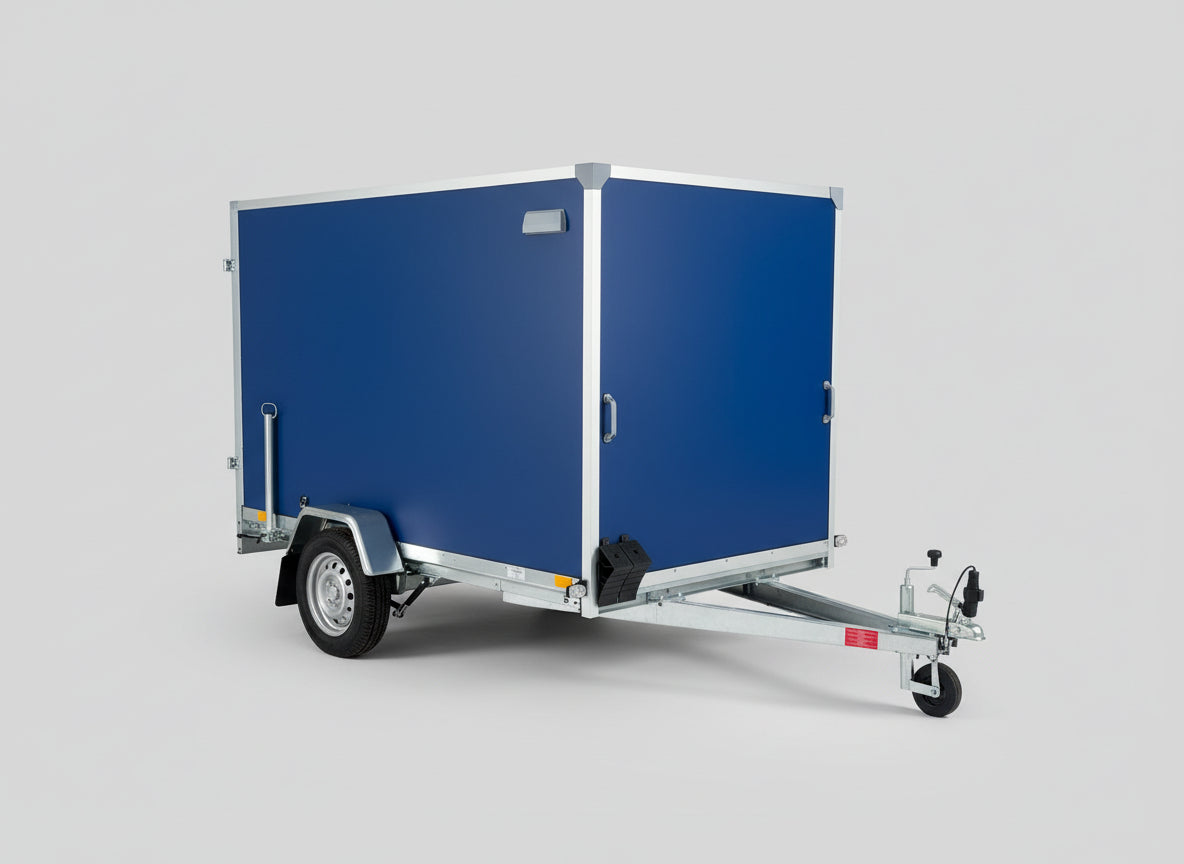 Koppikärry 248x150x150 750kg pariovet