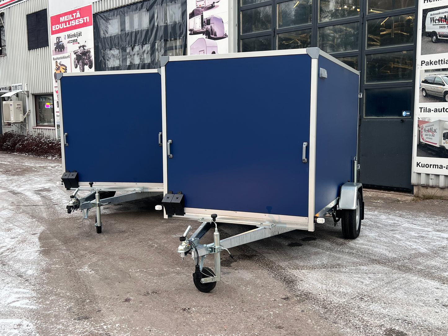 Koppikärry 248x150x150 750kg pariovet