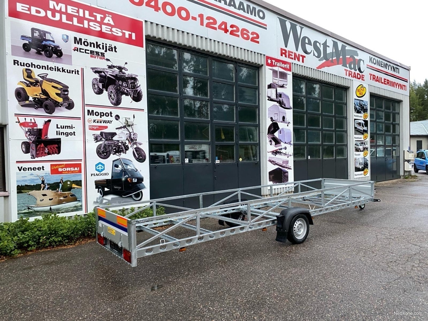 Wiola Kevyt traileri 6x1,3 750kg