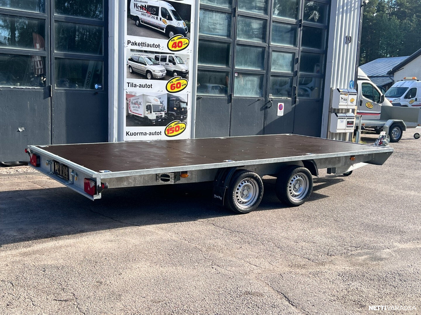 ATLAS 4,5X2,10 3500KG 2-aksel, ilman reunaa