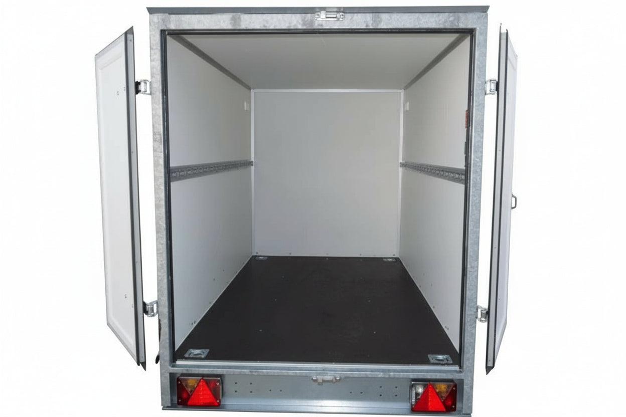 Koppikärry 248x150x150 750kg pariovet