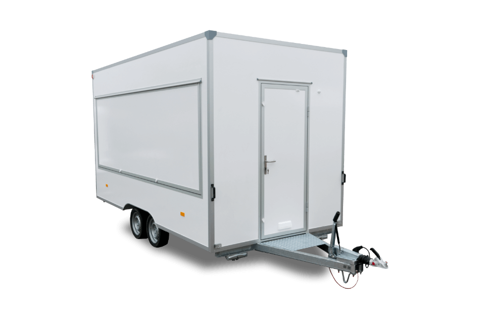 Myyntivaunu 420x203x230 2000kg 1-luukku